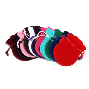 10pcs Gourd Velvet Gifts Bags Colorful Drawstring Jewelry Bags Storage Pouches For Wedding Christmas Party Gifts Packaging Bags