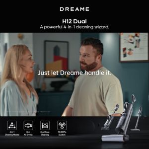 Dreame H12 Dual Wet and Dry - 4 in 1 Cordless Vacuum Cleaner