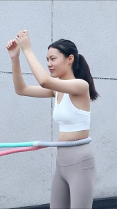 【COD】ห่วงออกกำลังกาย ฮูลาฮูป 1.5kg ลดหน้าท้อง น้ำหนักเบา พกพาสะดวก โครงสร้างยืดหยุ่น ใหม่เอี่ยม