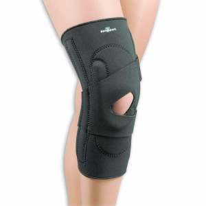 FLA® Lateral Knee Stabilizer Brace (Right) – With “J”-Shaped Buttress for Patella Support Pain Relief Sports Use