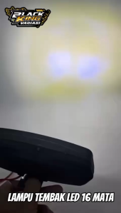 Lampu Tembak 16 Mata LED Lampu Lampu Tembak Sorot Lampu LED Bar Laser Gun 16 Titik LED Universal