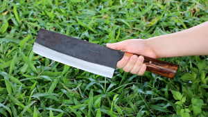 Dao thái đa năng bản 7cm sắc bén cán gỗ khâu đồng đỏ cầm đầm tay chắc chắn CHÍNH HÃNG MỘC NHIÊN