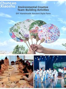 Decoupage DIY Kit Blank Fans