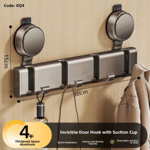 SHENYUAN | Suction Cup Hook Heavy Duty Wall Mounted Towel Rack