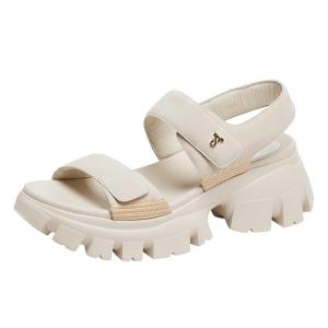 Staccato Summer 2025 Almond-shaped Sporty Casual Womens Shoes Thick Sole Leisure Sandal EBK67BL5 Rubber Foam Outsole Roman Style