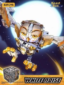 52TOYS | Mô Hình Máy Biến Hình Cú Với Tiếng Ồn Trắng