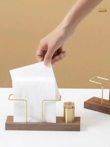 นำเสนอการสร้างสรรค์ไม้เนื้อแข็งแนวที่เรียบง่าย ให้ถือเนื้อเยื่อ คาเฟ่ ร้านอาหาร โต๊ะ ผู้ถือผ้า เช็ดปาก โต๊ะ รับประทานอาหารกล่องกระดาษ ทิชชู