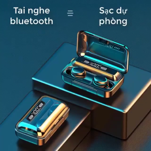 Tai Nghe Bluetooth F9 Pro Nghe Game Không Trễ Chơi PUBG Mượt Âm Thanh Rõ Mic Chống Ồn
