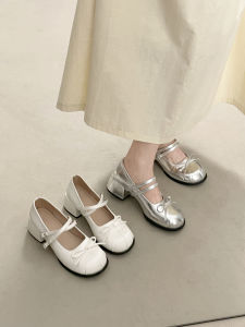 YX | French Versatile Mary Jane Shoes Coarse Heel