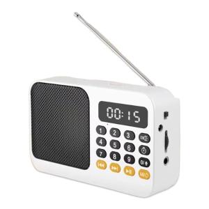Đài FM Di Động Dành Cho Người Cao Tuổi Với Loa Bluetooth Máy Nghe Nhạc Hỗ Trợ Thẻ TF Màn Hình LED USB - Đài Đa Chức Năng
