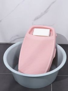 Kudzun กระดานซักผ้า กระดานซักถุงเท้า พร้อมแท่นแปรงขยี้ กระดานซักชุดชั้นใน ProKitchen