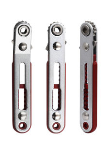 BROPPE Two-way Magnetic Ratchet Wrench 1/4" Hex Shank Screwdriver Handle for Narrow Space DIY Hand Tools Set