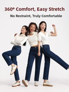 HIPPIE MISS | Elastic Straight Fit Jean Trouser