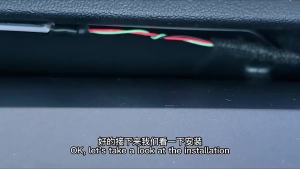 KEVANLY | Car Ambient RGB LED Decoration Atmosphere Light Interior Acrylic Strip Light Center Console Dashboard Lights For Tesla Model 3 Y