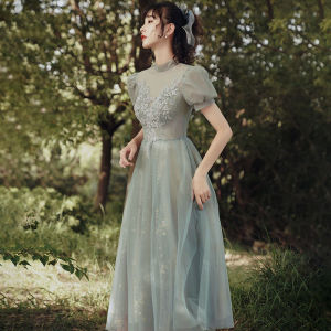 Glary Star Bridesmaid Dresses New Temperament Mori System Long Dresses Can Usually Wear Banquet Evening Dresses