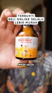 Enervon-C Vitamin C dan B Complex Isi 30 Tablet (1 Botol x 30 Tablet) - Suplemen Multivitamin untuk Kesehatan dan Daya Tahan Tubuh