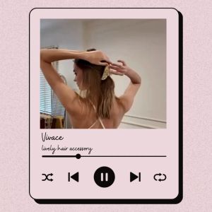 กิ๊บติดผม Vivace รุ่น Sakura hair claw กิ๊ฟหนีบผมไม่เจ็บหัว ขนาดใหญ่ พร้อมส่ง