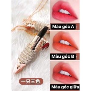 Son 3 màu kim cương hạt đá dưỡng ẩm siêu lì (Hạt Đá )