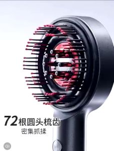 Head Massage Comb Head Massager Scalp Smart Massage Comb Hair Care Comb Anti-Hair Loss Comb Upgrade 3-speed Adjustment Red Light Therapy Heating Massage Comb