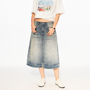 MADWITCH | High Street Retro Flared Cropped Jeans