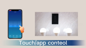 COD TaffHOME Saklar Lampu Wireless WiFi Smart Jarak Jauh Remote RF 433 MHz Tuya Alexa Touch Control