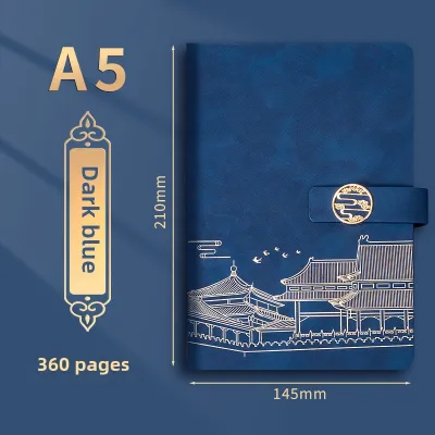 Chinese Fad Exquisite Notebook Book Gift Set Good-looking Imperial Palace Chinese Style Notepad Annual Meeting Cultural and Creative Gifts Business Gift Souvenir Teachers Day Teachers Birthday Gift
