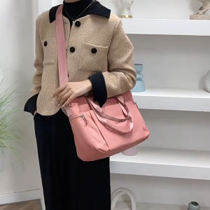 Túi Tote Vải Dù Mềm Phong Cách Nhật Bản Dung Tích Lớn Vừa Sổ A4 – Thời Trang & Tiện Lợi