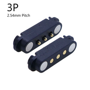 Yuxi | YuXi Magnetic Pogo Pin Connector 2P 3P 4P 5P 6P 7P 8P Pogopin Male Female Spring Loaded 2A DC Power Socket Pitch 2.54mm 2.80mm