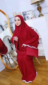 Mukena Polos Bahan Hyget Premium Termurah