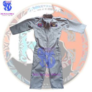 Baju Penerbang Anak Warna Lengkap Wearpack Seragam Profesi Pilot Anak Model Coverall