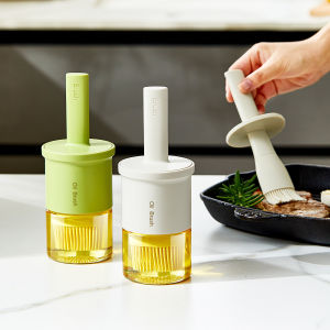 Kitchen silicone oil brush household oil brush oil bottle bottle
