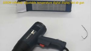 Pengiriman cepat 2000W Hot Air Gun / Hot Air Gun Heat Gun Blower Pemanas Plastik 2 Tingkat Panas