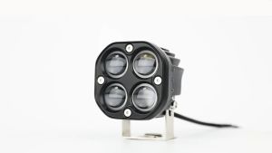 2Pcs 40W Universal High Quality Motorcycle Car Lights LED Mini Driving Lamp Yellow+White