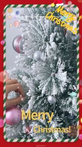 O-KAY Snow Christmas Tree Realistic Christmas tree with Artificial Snow