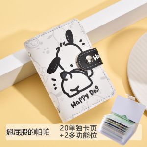 Mini Slim Multifunctional Card Holder สําหรับผู้หญิงกระเป๋าสตางค์บางเฉียบพร้อมช่องหลายช่องสําหรับการ์ดธนาคารและนามบัตร การ์ตูน ดีไซน์