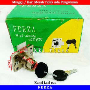Tarikan LACI LOKER LEMARI KAYU KUNCI LACI 101 FERZA DRAWER LOCK