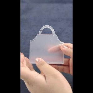 Bộ 8 Hộp Đựng Đồ Trang Sức Bằng Acrylic Trong Suốt Kiểu Dáng Túi Xách Đa Năng Dùng Làm Hộp Quà Tặng Dự Tiệc Và Quà Tặng Buổi Tối