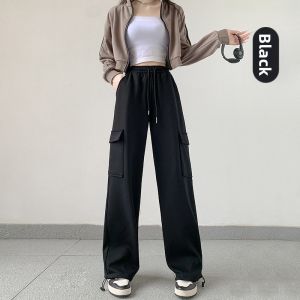 COSLEAF | Warm Fluffy High Waist Slim Fit Straight Leg Sweatpants For Women