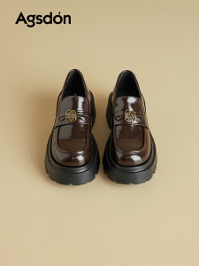 Agsdon | Thick Heel Height Increasing Loafers