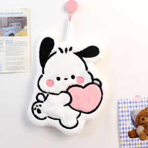 Thickened Cute Giant Panda Hand Towel Hanging Kitchen Bathroom Wash Hand Quick Dry Absorbent Towel for Home Fabric Art