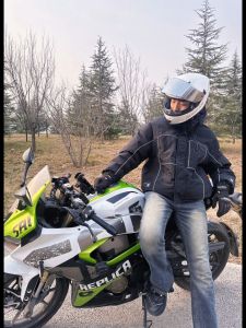 ANGKAS จัดส่งจากกรุงเทพฯ (1-3 วัน) หมวกกันน็อคแบบเต็มใบ กันลม กันน้ำ ทนต่อการใช้งาน สำหรับรถจักรยานยนต์ แบบเต็มหน้า ทำจาก ABS เส้นขอบ#983-6