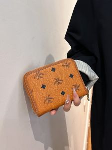 Card Holding Card Holder Womens Small Drivers License Package 24 Card Position Large Capacity Exquisite High-End Organ Zipper Coin Purse