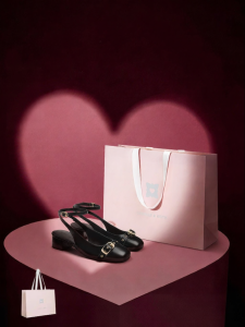 Charles & Keith | Square Toe Low Heel Ankle Strap Sandal