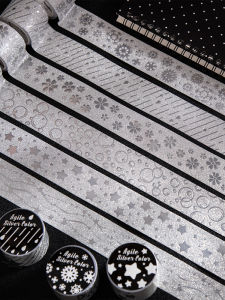 Shimmering Silver Decoration Craft Tape