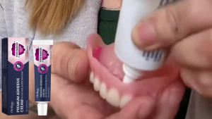 Oralhoe 40g Denture Fixing Adhesive Improve the Comfort of Use and Care for Dentures Used for Bonding Loose Dentures