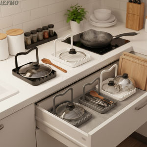 1pc Pot Lid Holder Suitable For Placing  Pot Lids To keep The Countertop Dry And Prevent Water Stains From Dripping Kitchen Tool