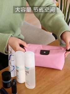 กระเป๋าแฟชั่นกระเป๋าถือ กระเป๋าคลัตช์สาว ทำสบาย ๆ ท่องเที่ยว เป็นเครื่องสำอาง พรีเมียม พับ เก็บได้ และระบบจัดระเบียบอเนกประสงค์