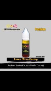 AGA Essen Micro Cacing Premium Campuran Umpan Pancing Ikan 15ml
