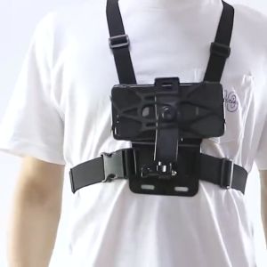 [COD] คลิปสายคล้องหน้าอก Shoulder Chest Strap Mount Harness Belt For GoPro สายคาดอกพร้อมอุปกรณ์ GoPro Chest Strap Belt Body Tripod Harness Mount for GoPro Hero 11 10 9 8 7 6 5 4 3 SJCam YI Sport Camera เหมาะสำหรับกิจกรรม outdoor