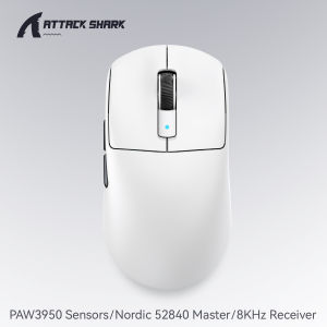 ATTACK SHARK | ATTACK SHARK R6 Wireless 8K Gaming Mouse for FPS/MOBAPAW3950MAX Sensor 42K DPI OMRON Optical Switches Ultra-Light Mouse